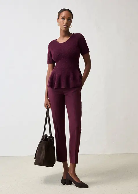 Ylletr&ouml;ja med peplum, bonprix