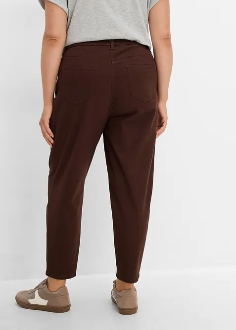 Mom-twillbyxa med h&ouml;g midja, bonprix