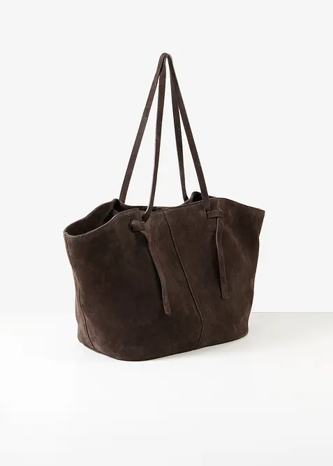Shoppingv&auml;ska i mockaskinn, bonprix