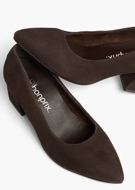 Pumps i skinn, bonprix