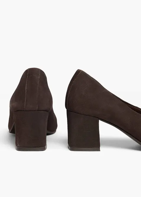 Pumps i skinn, bonprix