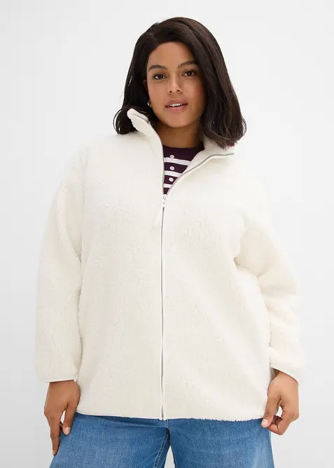 Jacka i teddyfleece, bonprix