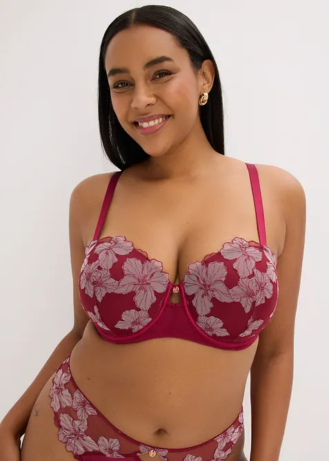 Balconette-BH med elegant broderi, bonprix