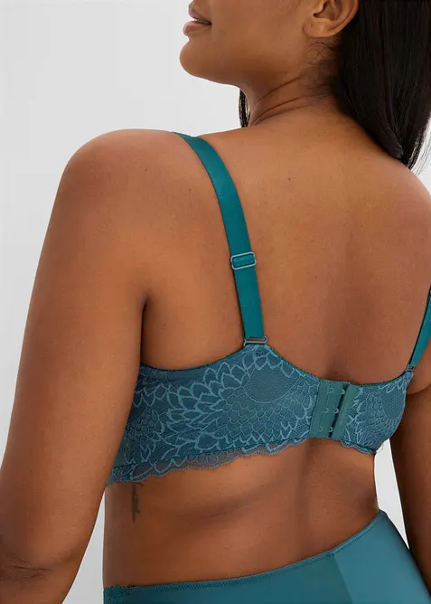 Minimizer-bralette utan bygel, med skir spets, bonprix