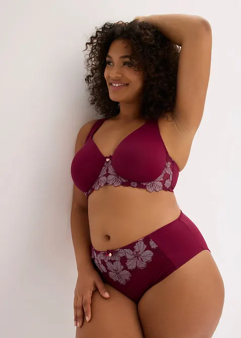Maxitrosa med elegant broderi, bonprix