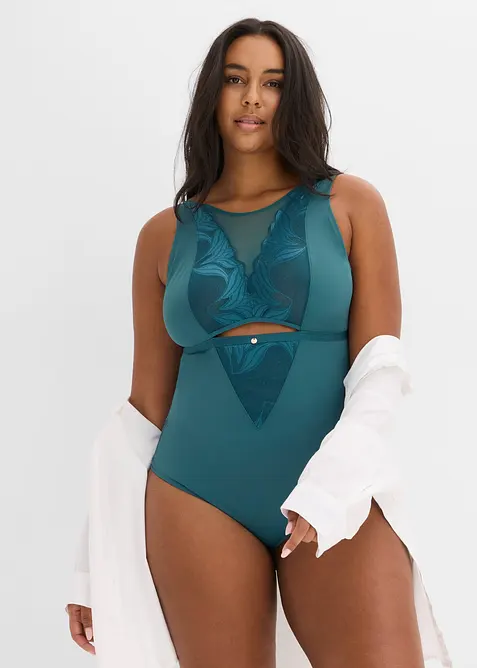 Body med spets och medelh&ouml;g formande effekt, bonprix
