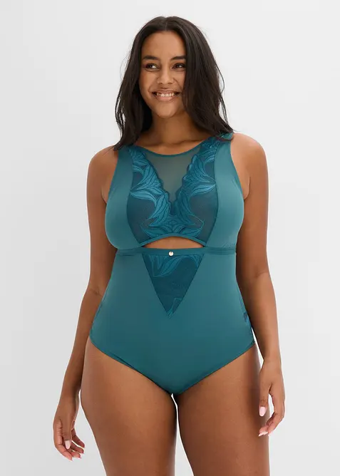 Body med spets och medelh&ouml;g formande effekt, bonprix