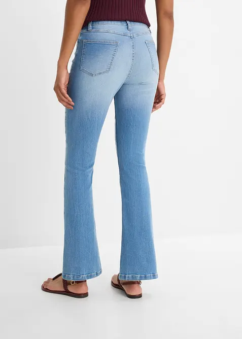 Bootcut Jeans High Waist, Comfort Stretch, bonprix