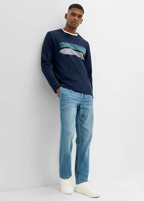 L&aring;ng&auml;rmad T-shirt i ekologisk bomull, bonprix