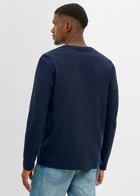 L&aring;ng&auml;rmad T-shirt i ekologisk bomull, bonprix