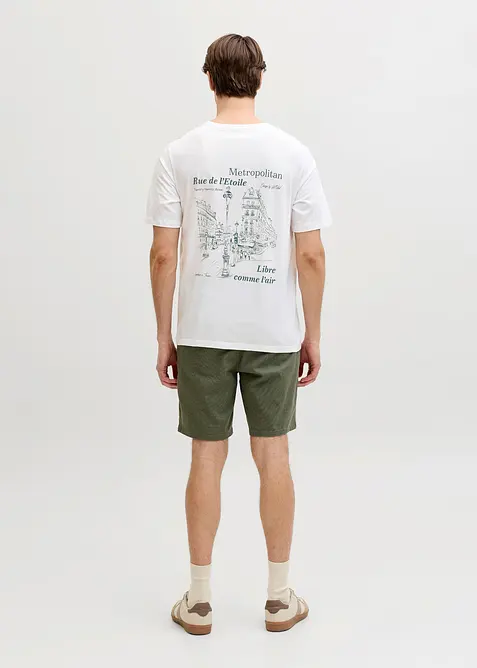T-shirt i bomull fr&aring;n JJ REBEL, JJ REBEL