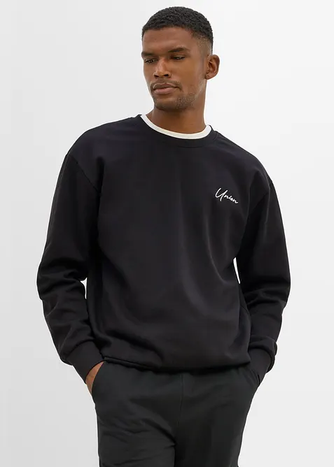 Sweatshirt av ekologisk bomull, Loose Fit, bonprix