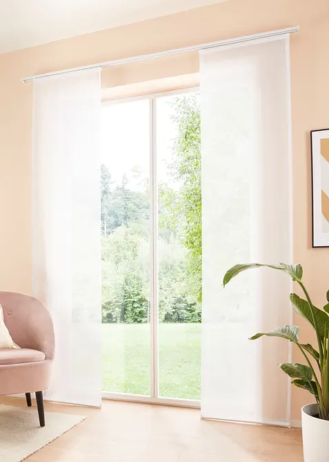 Panelgardin i sabl&eacute; (1-pack), bonprix