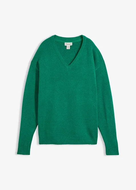 Stickad tr&ouml;ja i oversizemodell, bonprix
