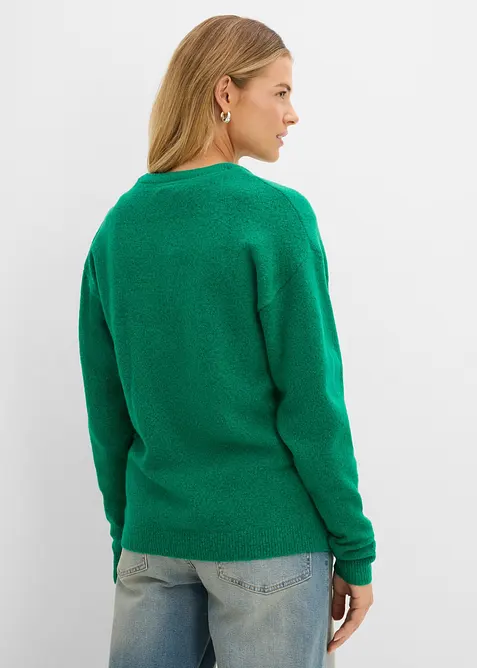 Stickad tr&ouml;ja i oversizemodell, bonprix