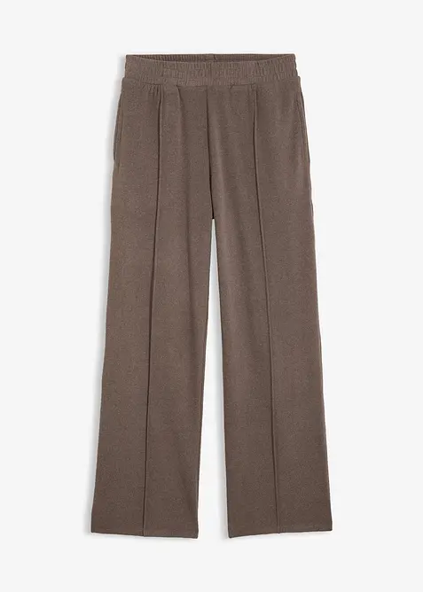 Jerseybyxa med yllelook, bonprix