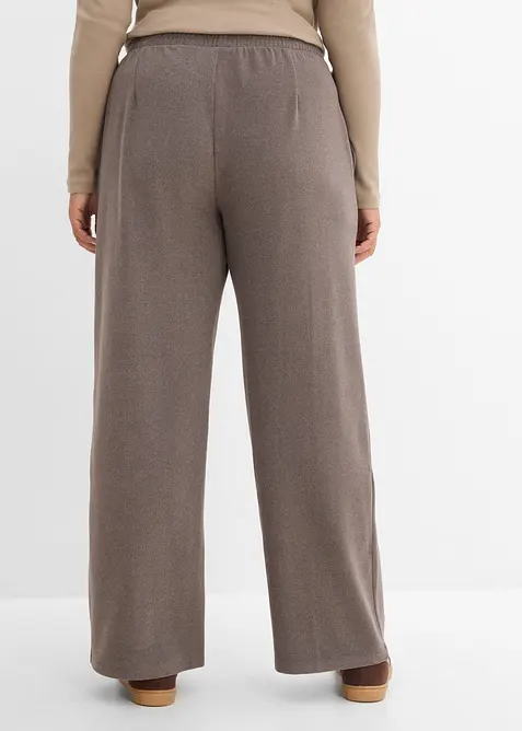 Jerseybyxa med yllelook, bonprix