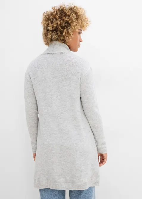 Cardigan med sjalkrage, bonprix