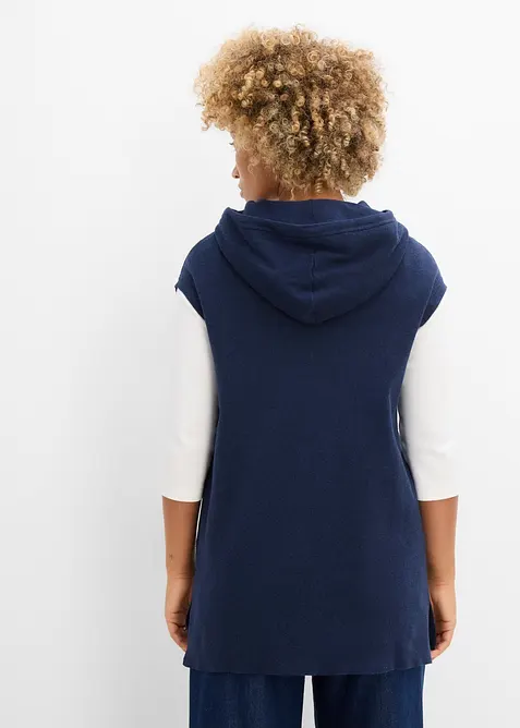 Slipover i oversizemodell med luva, bonprix