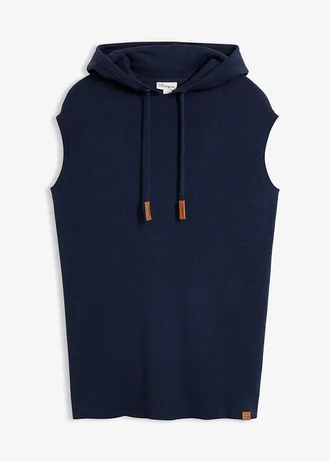 Slipover i oversizemodell med luva, bonprix