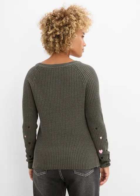 Tr&ouml;ja med broderi, bonprix