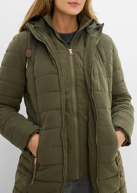T&auml;ckkappa med 2-i-1-look, bonprix