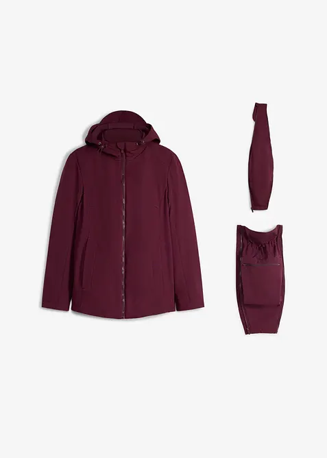 Mammajacka med urtagbar fleecejacka, bonprix
