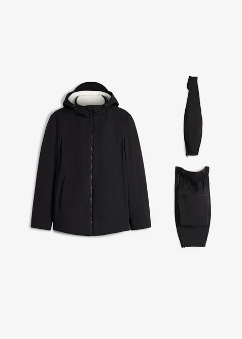 Mammajacka med urtagbar fleecejacka, bonprix