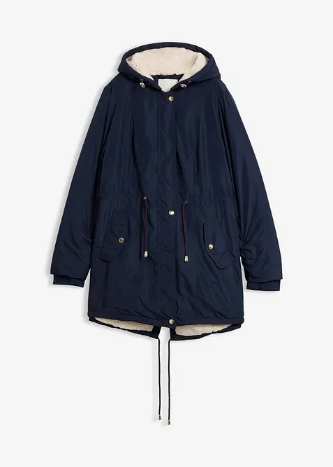 Parkas med teddyfoder, bonprix