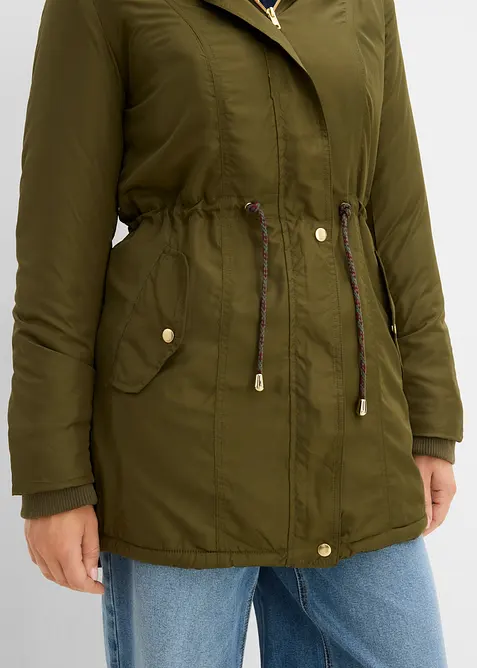 Parkas med teddyfoder, bonprix