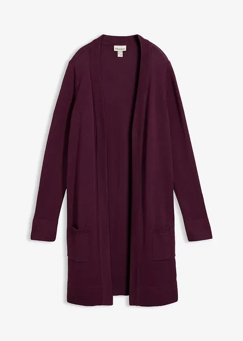 L&aring;ng cardigan, l&aring;ng&auml;rmad, bonprix