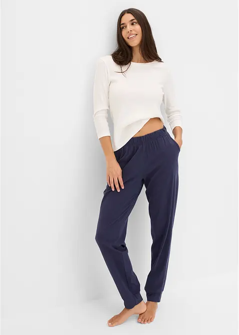 L&aring;ng pyjamasbyxa (2-pack), bonprix