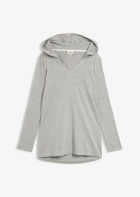 L&aring;ng topp med huva, bonprix