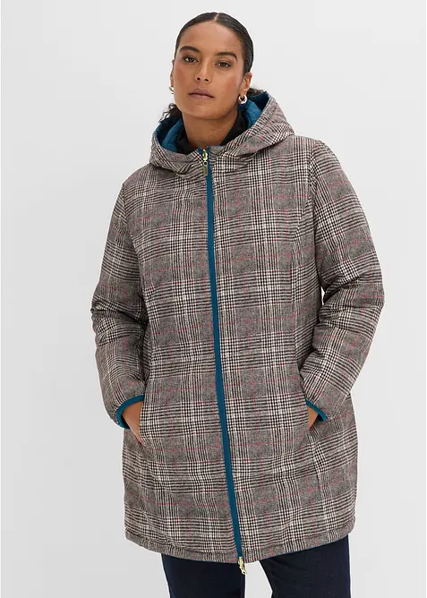 Snygg t&auml;ckkappa som kan v&auml;ndas ut och in, bonprix