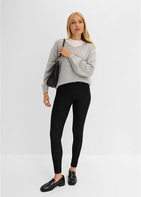 Leggings i denimstil, bonprix