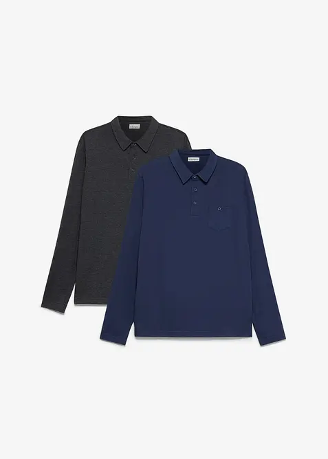 L&aring;ng&auml;rmad pik&eacute;tr&ouml;ja (2-pack), bonprix