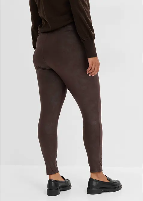 Fodrade leggings med ytskikt, bonprix
