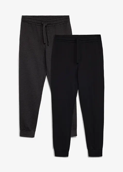 Joggingbyxa (2-pack), bonprix
