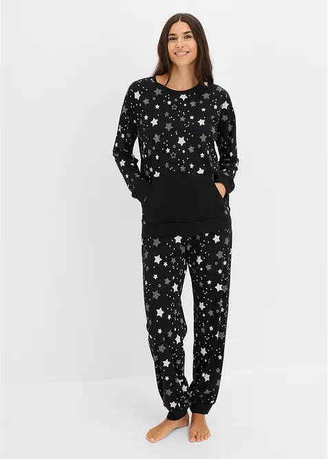 Pyjamas med ekologisk bomull, bonprix
