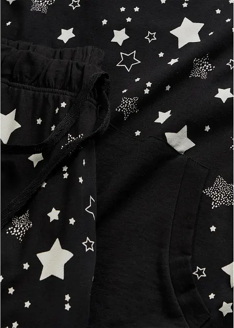 Pyjamas med ekologisk bomull, bonprix