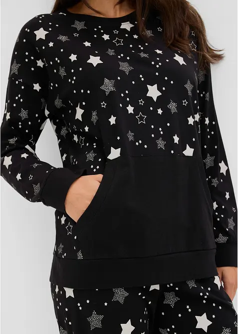 Pyjamas med ekologisk bomull, bonprix