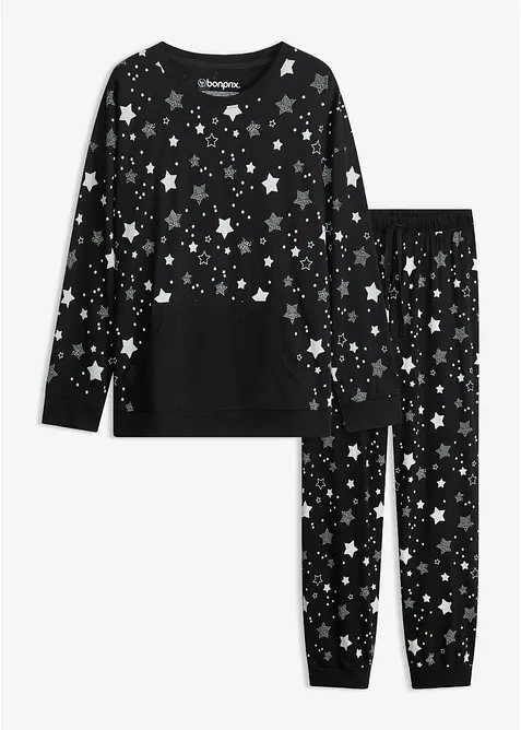 Pyjamas med ekologisk bomull, bonprix
