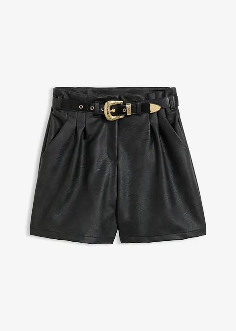 Shorts i skinnimitation med sk&auml;rp, bonprix