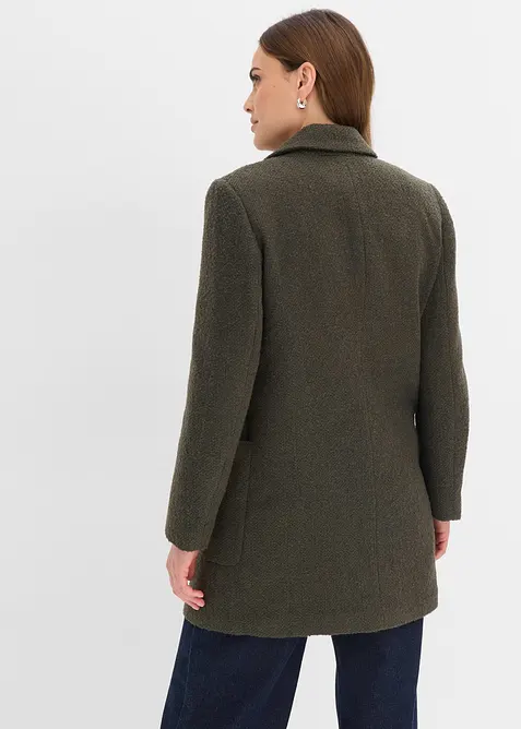 Kort kappa i yllelook, bonprix