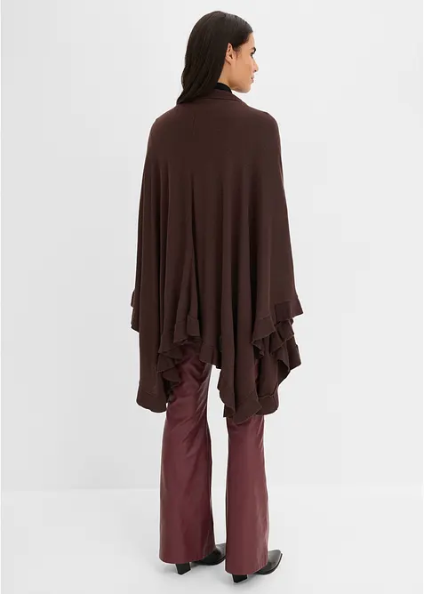 Poncho med kashmir, bonprix