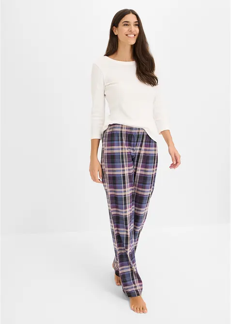 Pyjamasbyxa av bomull (3-pack), bonprix