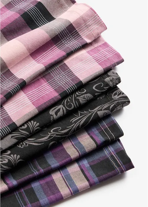 Pyjamasbyxa av bomull (3-pack), bonprix
