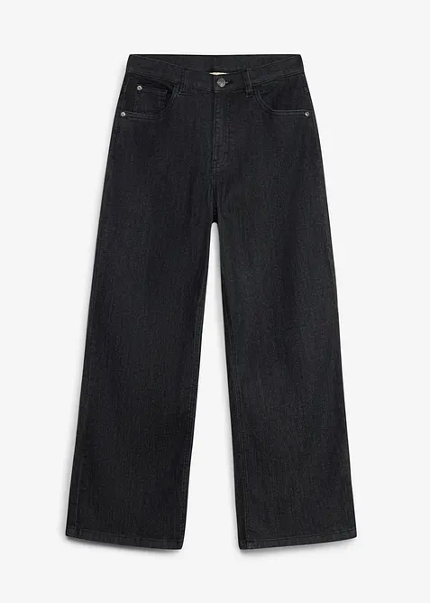 Wide Leg Jeans Mid Waist, bonprix