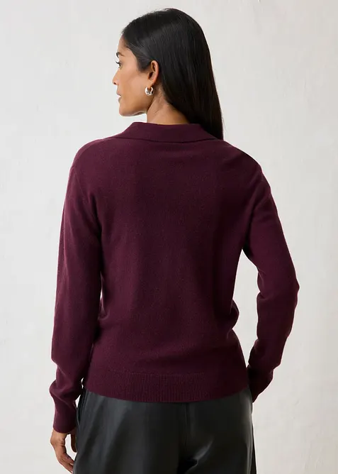 Kashmirtr&ouml;ja med Good Cashmere Standard&reg;-andel, bonprix
