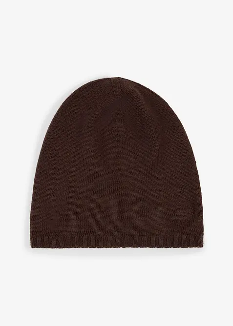 Finstickad m&ouml;ssa med merinoull, bonprix